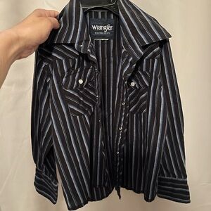 Kids Wrangler Pearl Snap western shirt